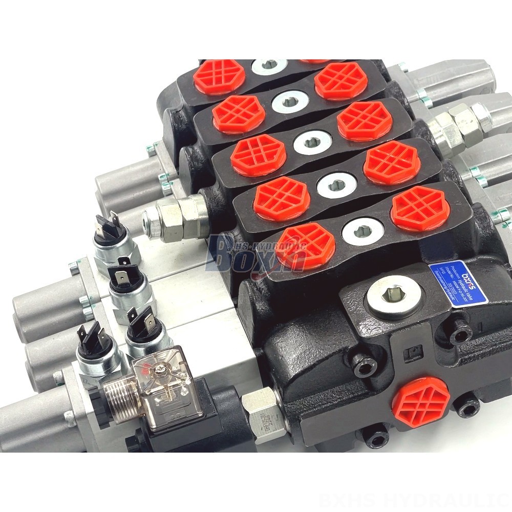 Hydraulic Tipper Control Valve Manual Hydraulic Directional Valve: 5 Spool, Sectional - Buy Now detail image